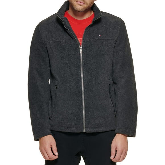 Chaqueta Tommy Hilfiger de forro polar clásico con cremallera en la parte delantera