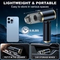 thumbnail image 5 of Pentantan Car Vacuum Cleaner, 12000PA Powerful Sutions Cordless Handheld Vacuum, 2 Speeds Lightweight Mini Vacuum Blow & Suction for Car, Keyboard, Black, 5 of 7