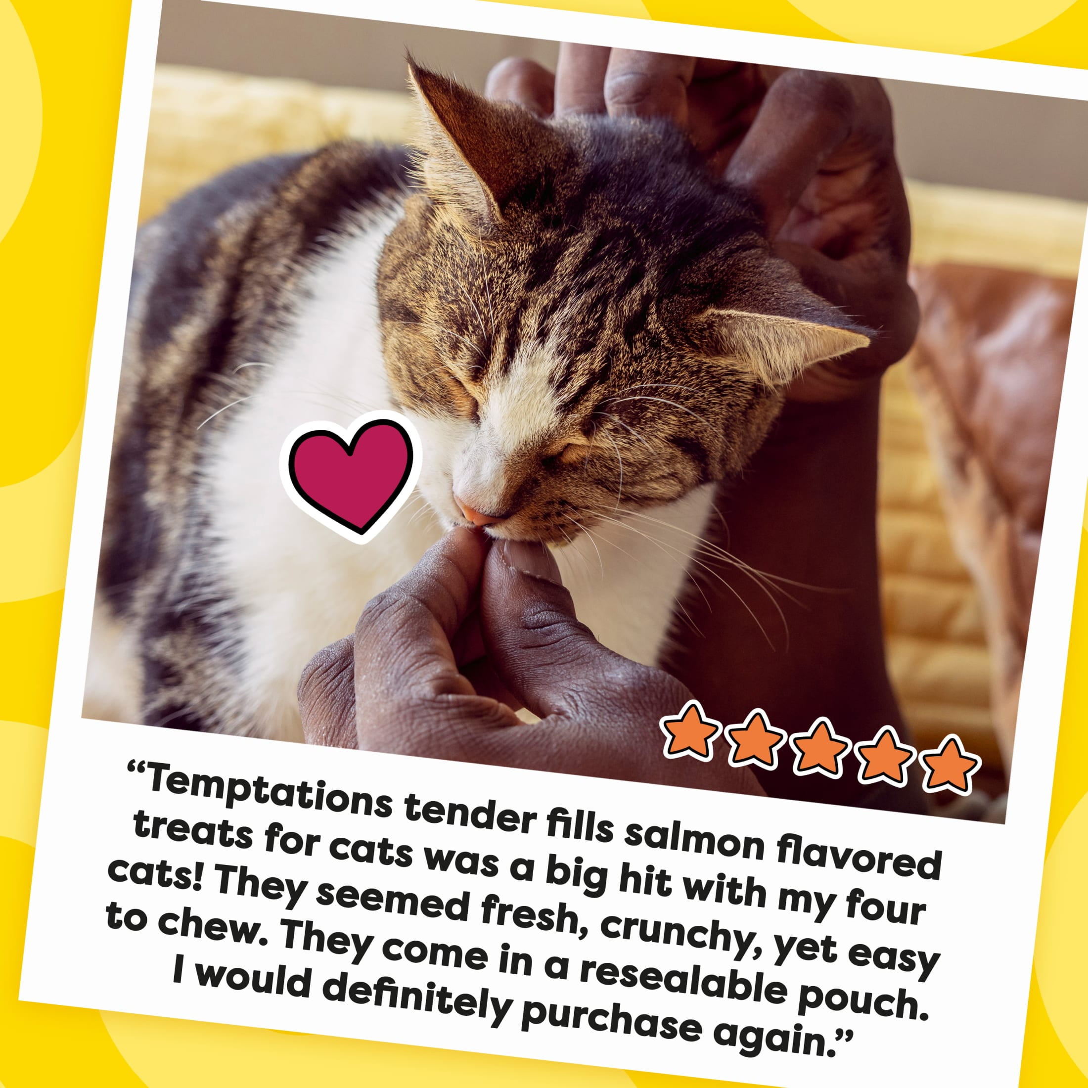 (12 pack) Temptations Tender Fills Grilled Salmon Flavor Crunchy And Soft Adult Treats For Cats, 4.6 Oz Pouch