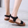 thumbnail image 5 of Juebong Sandals clearance Women's Cute Open Toes Sandals Strap Buckle Sandal Comfortable Summer Dressy Flat Sandals Bohemian Flip Flop Thong Sandals, 5 of 5