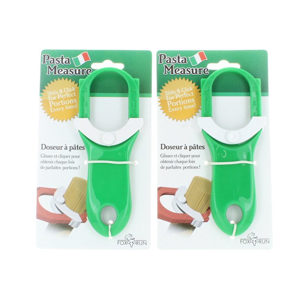 Lot of 2 Fox Run Pasta Measure Perfect Portions Control Spaghetti Slide & Click