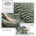 thumbnail image 4 of Sage Green Shower Curtain Set with Rugs - Bathroom Sets with Shower Curtain and Rugs, Fabric Shower Curtains and 2 Bath Mats, Modern Bathroom Shower and Curtain Sets for Tub Or Stall, 4 of 4