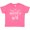 Hot Pink, variant on Inktastic Auntie Girl for Niece Girls Toddler T-Shirt