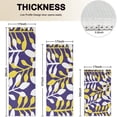 thumbnail image 4 of Purple Leaf Pattern Kitchen Rugs Sets Of 3,Kitchen Runner Rugs Non Skid Washable,Decorative Kitchen Floor Mats for Kitchen,Sink,Laundry,17"x30"+ 17"x47" + 17"x59", 4 of 6