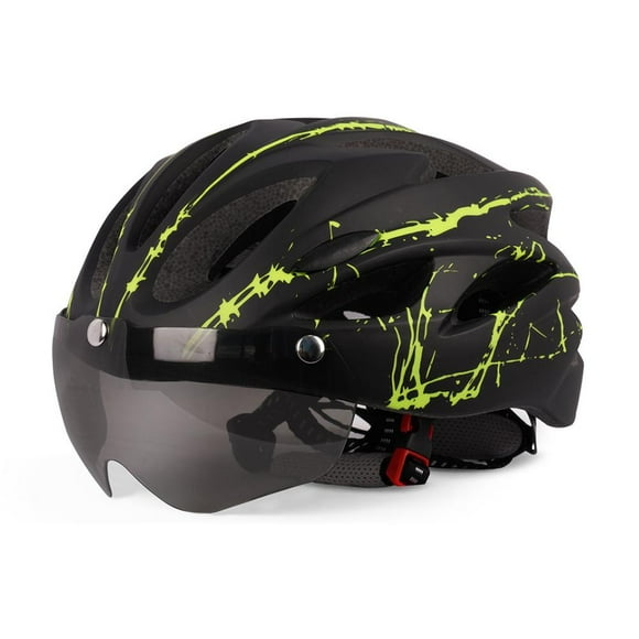 Casco , Ligero Y Seguro, Transpirable, Talla General, Para Ciclismo De Montaña Y Carreras, Con Visor Solar