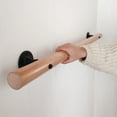 thumbnail image 3 of Shisuyan 2pcs Handrail Bracket Hand Rail Bracket Interior Stair Railing Bracket Accessory, 3 of 9