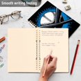 thumbnail image 5 of Haosy Baseball Bat and Baseball Notebooks 1-subject Journal 60 Sheets A5 College Ruled Paper Detachable Ring 8.3"x5.7", 5 of 8