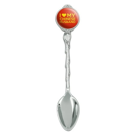 

I Love My Chinese Husband Novelty Collectible Demitasse Tea Coffee Spoon