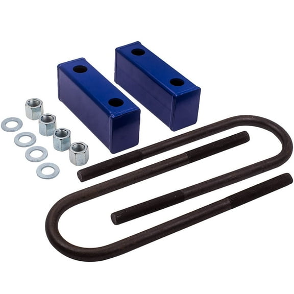 Maxpeedingrods 3 inch Drop Kit Lowering Blocks with U Bolts Fit for Chevy GMC C10 1963-1972