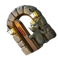 thumbnail image 2 of Estatuilla de dinosaurio, Material de resina, estilo lindo vívido, compacto, atractivo, decorativo, estatua artística de dinosaurio para decoraciones, 2 of 8
