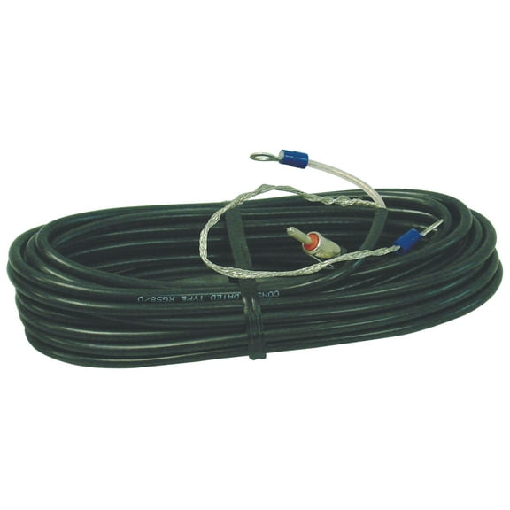 PROCOMM - 25' RG58U COAX CABLE WITH MOTOROLA PLUG & RING TERMINALS