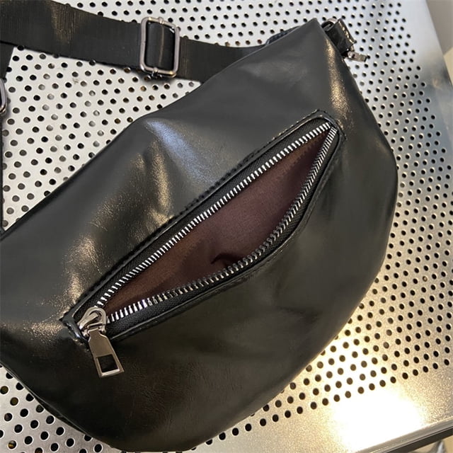 Retro Chest Bag Versatile PU Fanny Pack Portable for Travel School Shopping Bags