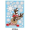 thumbnail image 1 of 1 pieza de pegatinas navideñas para ventanas 2022, pegatinas navideñas para pared, pegatinas para pared para habitación de niños, decoración de Año Nuevo 2023, decoración navideña para el hogar, 1 h, 1 of 4