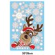 thumbnail image 5 of 1 pieza de pegatinas navideñas para ventanas 2022, pegatinas navideñas para pared, pegatinas para pared para habitación de niños, decoración de Año Nuevo 2023, decoración navideña para el hogar, 1 h, 5 of 5