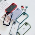 thumbnail image 2 of Clear Transparent Silicone Full-Body Protective Case  – Shockproof, Ultra-Durable Gel TPU Cover (Red,iPhone11), 2 of 11