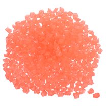 Uxcell 1000Pack Glow Rocks 8-10mm Decoration Pebbles Luminous Stones Decor Orange