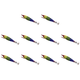 thumbnail image 1 of Señuelo Pesca Luminoso Anzuelos Calamar Anzuelo Artificial Cebos Jigging () Verde Y Azul, 1 of 4