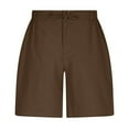 thumbnail image 5 of Hurxie Deals Cooling Twill Cargo Shorts for Men Quick-dry Baseketball Shorts Moisture-wicking Coffee,S, 5 of 7