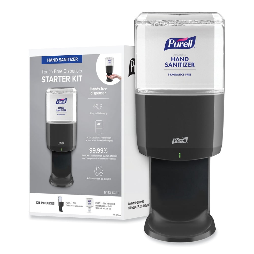 PURELL Advanced Hand Sanitizer Foam ES6 Starter Kit, Graphite
