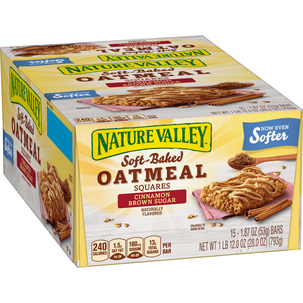 Nature Valley(tm) Cinnamon Brown Sugar SoftBaked Oatmeal Bars