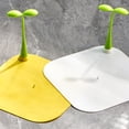 thumbnail image 3 of Yuarrent Cubierta no deformable de la prueba del insecto del retrete para la silicona flexible y no deformable de la prueba del olor de las Almacenamiento y organización del hogar amarillo, 3 of 6