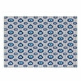 thumbnail image 1 of Evil Eye Cutting Board, Protective Turkish Bead in Different Shapes Checkered Backdrop, Decorative Tempered Glass Cutting and Serving Board, Small Size, Pale Pink Blue White, by Ambesonne, 1 of 1