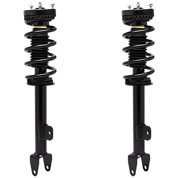 Detroit Axle - Front Struts w/Coil Spring Assembly Replacement for 2012-2017 2018 2019 2020 2021 2022 Dodge Challenger Charger - 2pc Set
