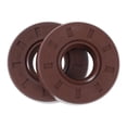 thumbnail image 1 of Anillo de Sello TC Universal de Bargains Únicos Sello de Eje Rotativo 18x40x10mm Caucho FKM Marrón Alta Presión 2 Pcs, 1 of 1