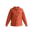 thumbnail image 6 of Time and Tru Women's and Women's Plus Ribbed Shirt with Hood, Sizes XS-4X, 6 of 6