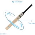 thumbnail image 4 of Ferver Spel Middler Kashmir Willow Cricket Bat With Cover | Suitable For : Leather Ball | Size - Long Handle, 4 of 4