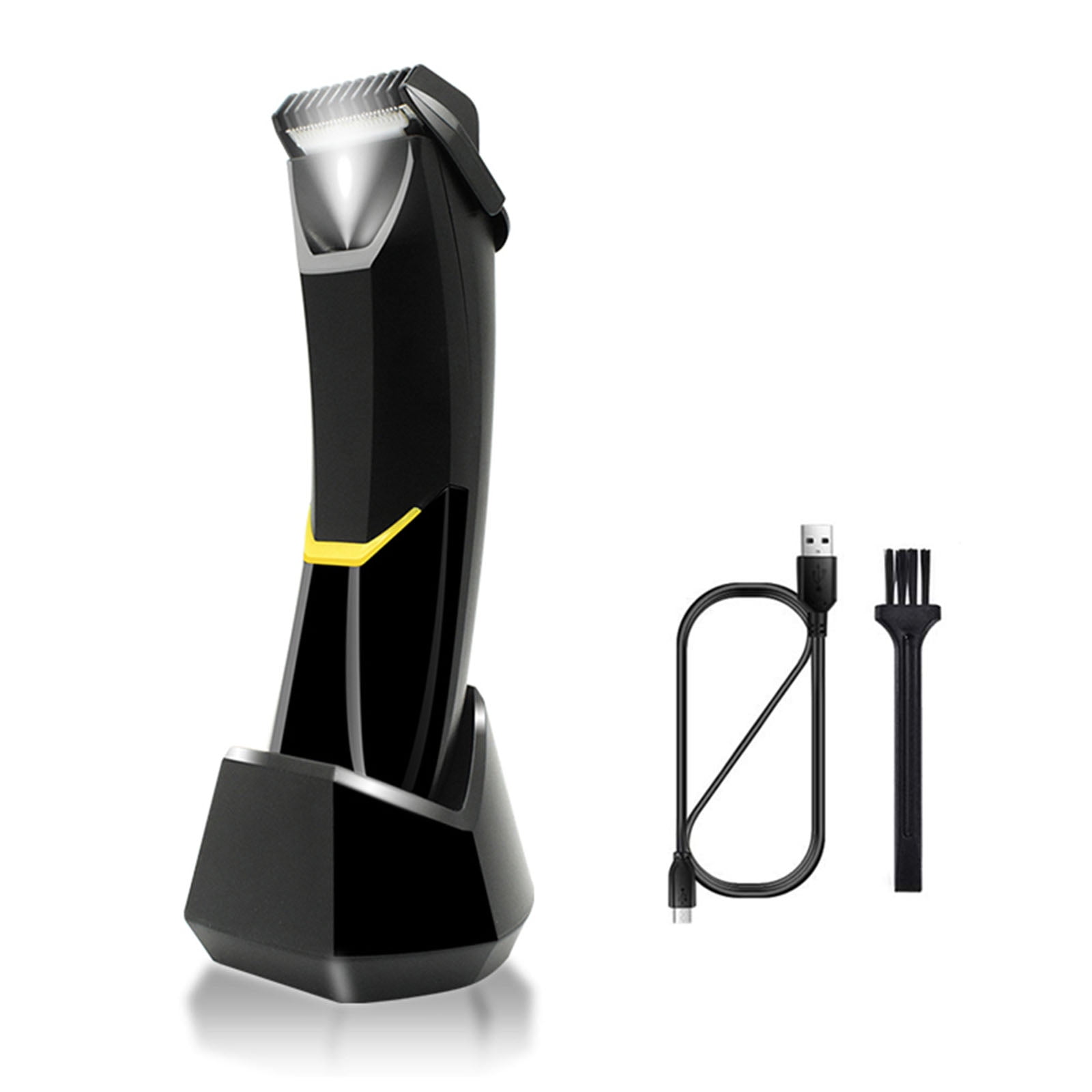 lanema Intimate for Razor for Men Wet/Dry Body Groomer Testicle for Razor with LED Ligh