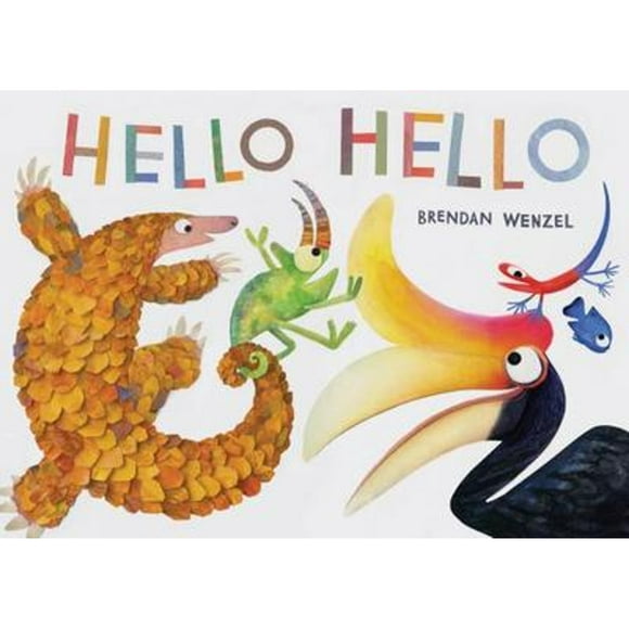 Pre-Owned Hello Hello (Books for Preschool and Kindergarten, Poetry Books for Kids) (Hardcover 9781452150147) by Brendan Wenzel
