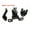 Right hand drive left side, variant on Left Hand Drive Right Side - For Ford Transit Left Side Upper Middle Sliding Door Lower Roller Runner 1705694 1639910 1667675 yc15v25000af