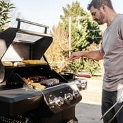 Monument Grills Mesa 3-Burner Black Propane Gas Grill with Clear View Lid and LED Controls