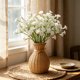 thumbnail image 5 of Ramo artificial de gypsophila (aliento de bebé) | Arreglo de tallos de flores artificiales para decoración del hogar | Decoración floral de plástico para la mesa de la sala, 5 of 6
