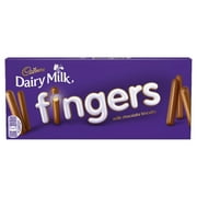 Cadbury Milk Chocolate Fingers 114g - Pack of 6