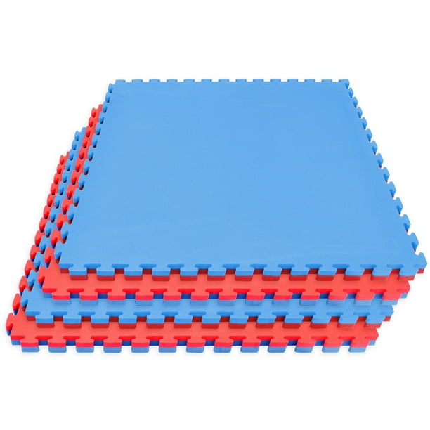 Sivan Health and Fitness Karate Mat, Reversible Interlocking Puzzle