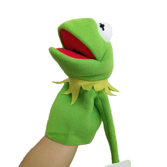 Marioneta de mano de peluche BuyWeek Rana grande 40 cm