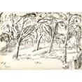 thumbnail image 2 of Paul Nash 14x11 Gold Ornate Wood Frame and Double Matted Museum Art Print Titled - The Orchard (1922), 2 of 4