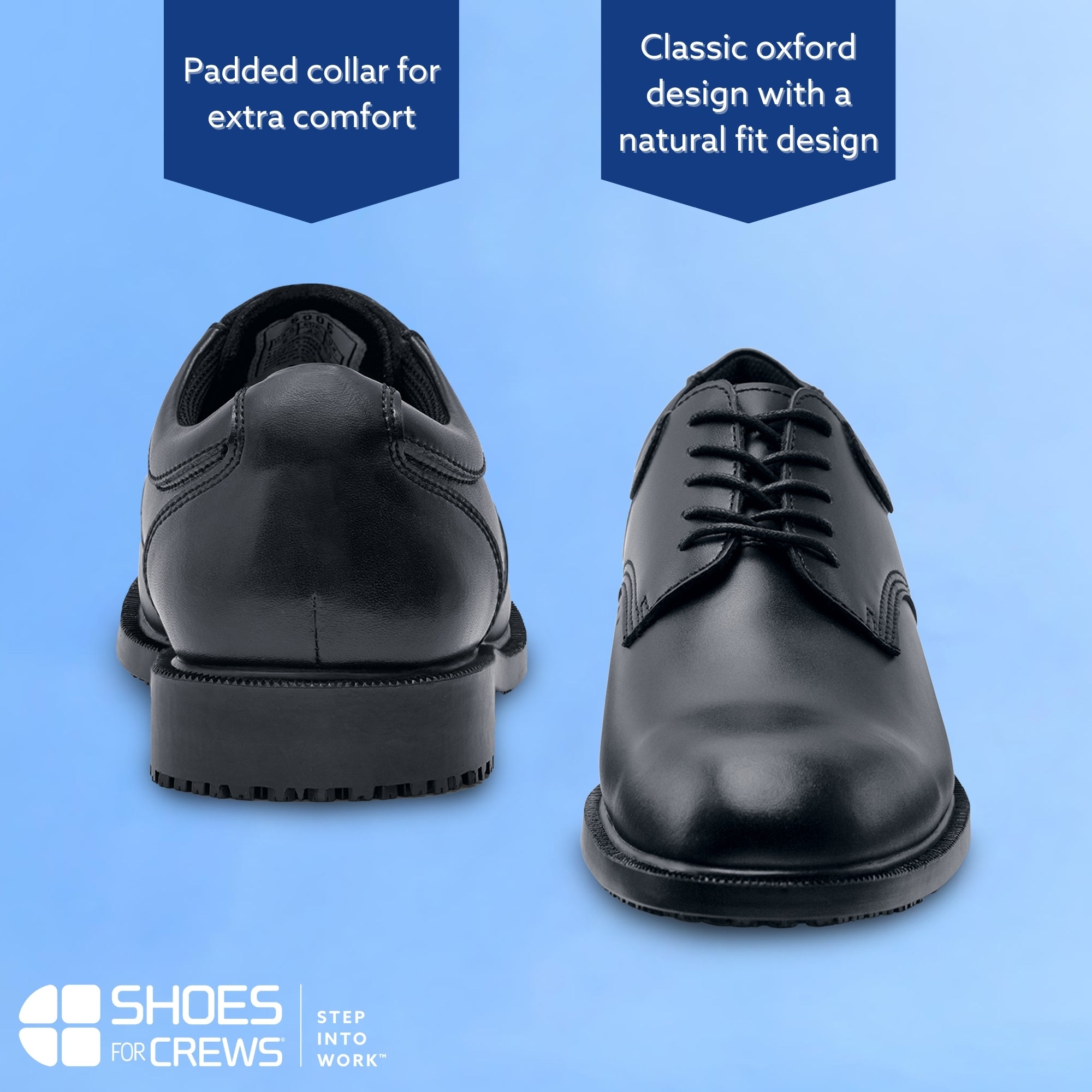 Shoes For Crews Men's Cambridge Leather Work Shoe photo 3