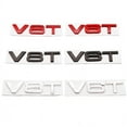 thumbnail image 3 of 3D Metal V6T V8T Side Emblem Tail Trunk Logo Badge Sticker Car Styling Fit For Audi A3 A4 A5 A6 A7 A8 S3 S4 S5 S6 Q3 Q5 Q7, 3 of 6