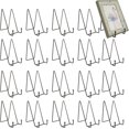 thumbnail image 1 of DAJAVE 20 Pack 6 Inch Plate Stands for Display, Metal Plate Holders Display Stands, Black Frame Holder Stand for Picture, Book, Decorative plate, Picture easel, Tabletop Art, 1 of 7