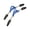 Blue, variant on 2Pcs Scubas Diving Fin Strap Quick Releases Buckles Tool Stainless Steel Fin Spring Heel Strap for Scubas Diving Fin