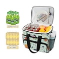 thumbnail image 2 of FORMRS Insulated Cooler Bag 24 Cans Capacity Soft Leakproof Lunch Box with Side Pockets, Space Patterns, 2 of 7