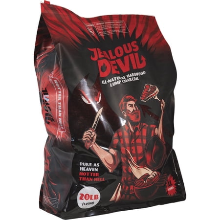 1PACK Jealous Devil Chunx 20 Lb. Hardwood Lump Charcoal