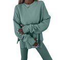 thumbnail image 5 of Yokua Women Tracksuits 2 Piece Athletic Outfits Sweatsuits Long Sleeve Top Legging, 5 of 11
