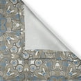 thumbnail image 6 of Ambesonne Ethnic Valance & Curtain, Persian Flora, 55"x36", Tan Blue White, 6 of 7
