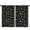 Black Gold Sun-1, variant on Blackout Kids Curtains,Black Gothic Astrology Symbol Pattern Childrens Insulated Curtains Set Of 2,Bedroom Essentials,Toddler Room Decor 42x54in(106x137cm)