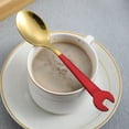 thumbnail image 3 of 1 Set Dessert Scoop Comfortable Grip Anti-rust Stainless Steel Spanner Spoon Home Supply, 3 of 7