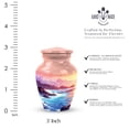 thumbnail image 2 of Sunset In The Beach Illustration Art - Adult Cremation Urns - Urn Keepsake Human Ashes - 3 Inch - Pack Of 1 - Memorial Urns For Human Ashes Keepsake - Small Keepsake Urns - Metal Urn - Human Urns, 2 of 5